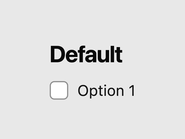 Preview of Checkbox