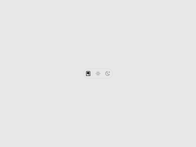 Preview of Theme Switcher