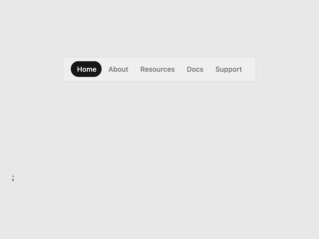 Preview of Animated Tabs
