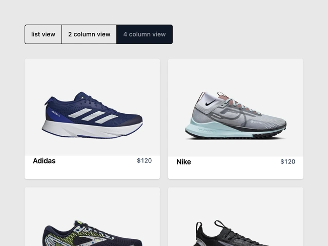 Preview of Animated Toggle Layout Container
